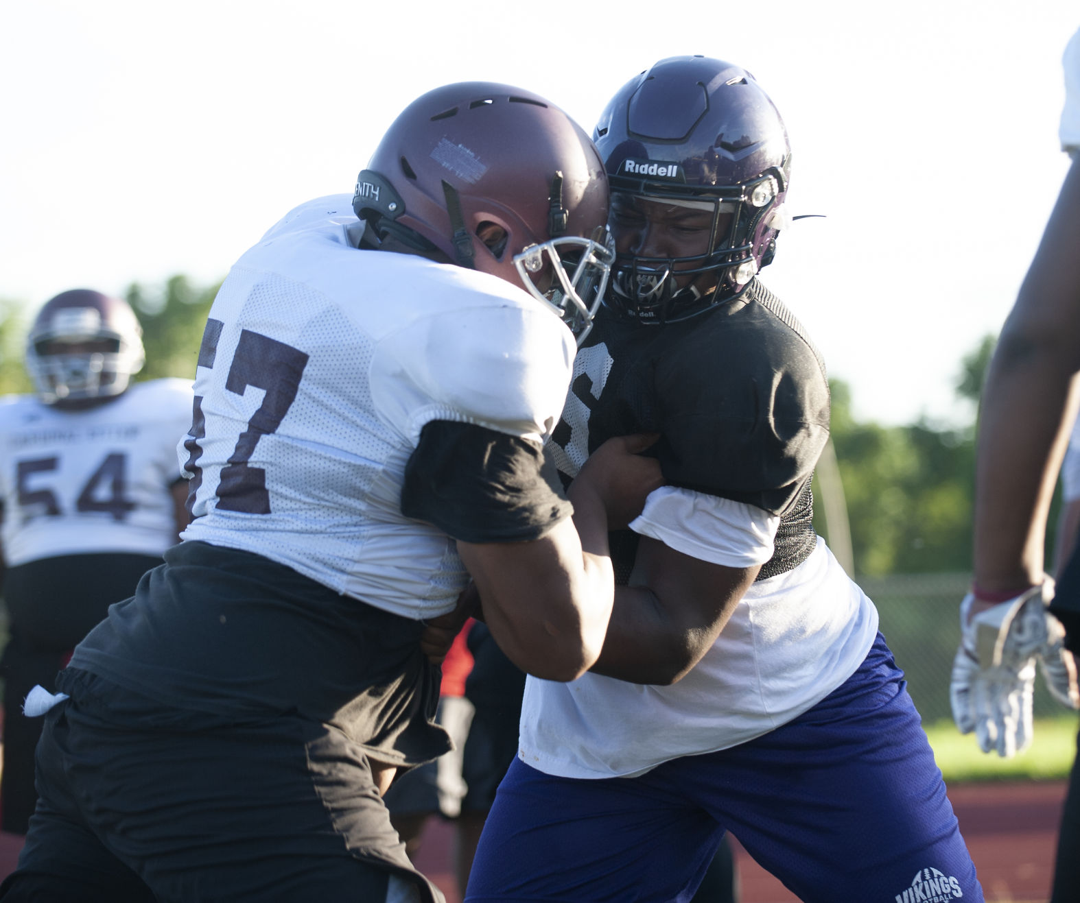 Cardinal Ritter and Parkway North football practice